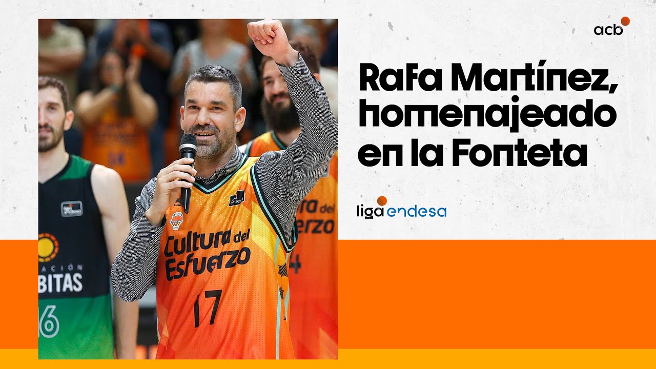 RAFA MARTÍNEZ: homenaje y retirada de camiseta en Valencia Basket | Liga Endesa 2022-23