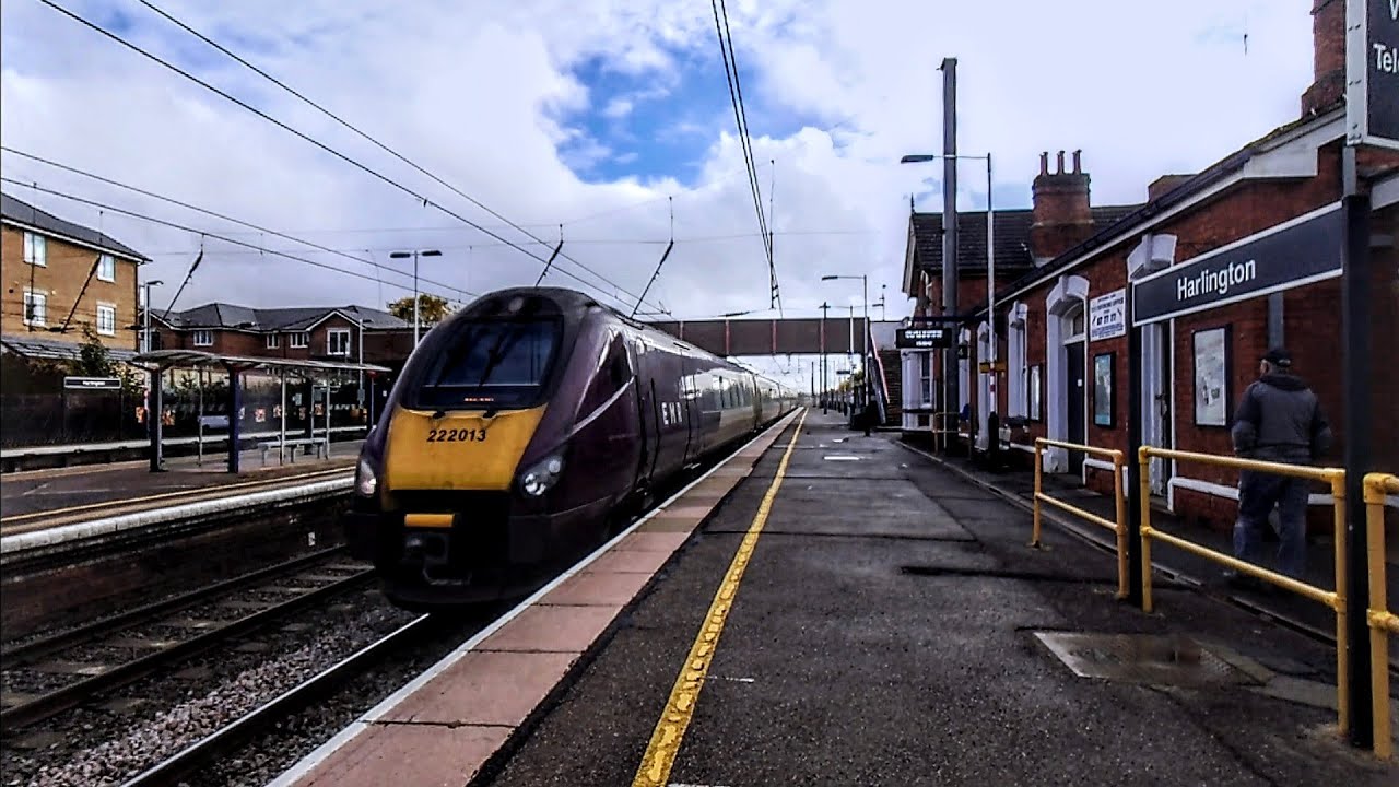 200 km/h diesel intercity?!! Yes! EMR's 125 m/h 'Class 222' Meridian - Fly-by -