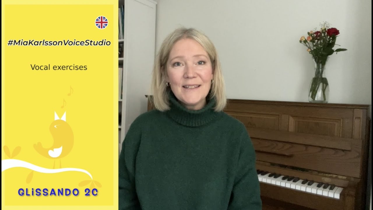 Vocal exercise -Glissando 2c. How to keep the throat open/ the sound smooth throughout the exercise