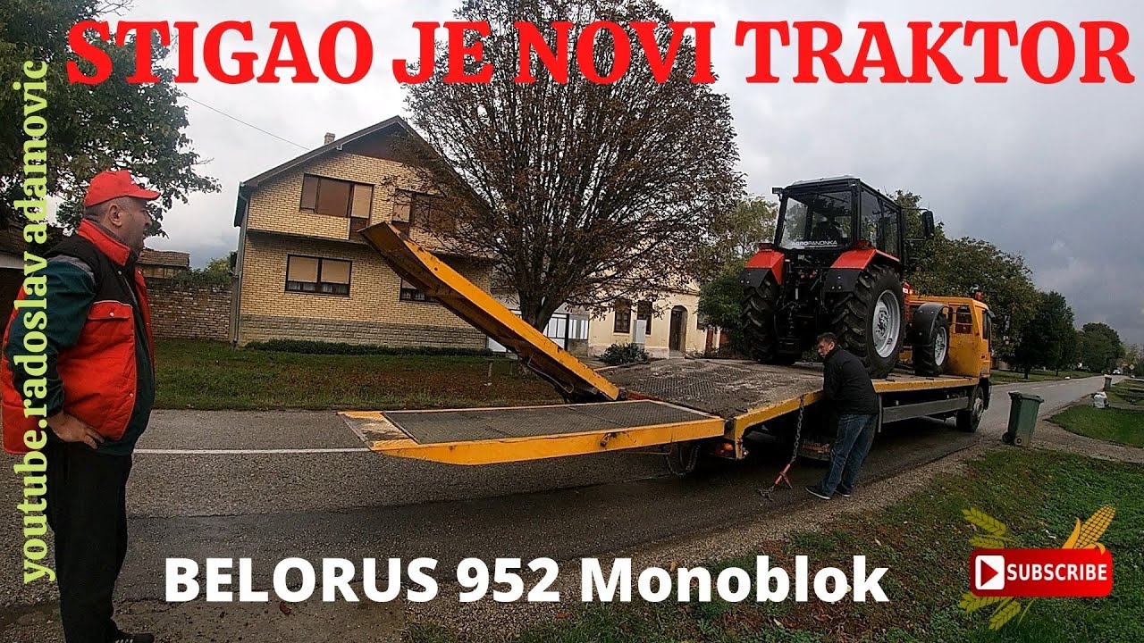 STIGAO NOVI TRAKTOR: BELORUS 952 Monoblok ; New tractor arrived: Belarus 952 Monoblock