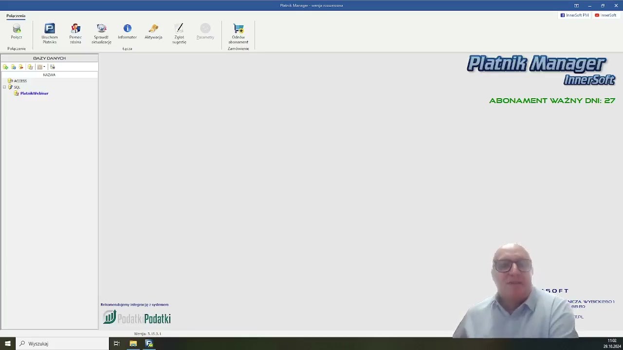 Płatnik Manager - prezentacja funkcji programu (stan na 10'2024)