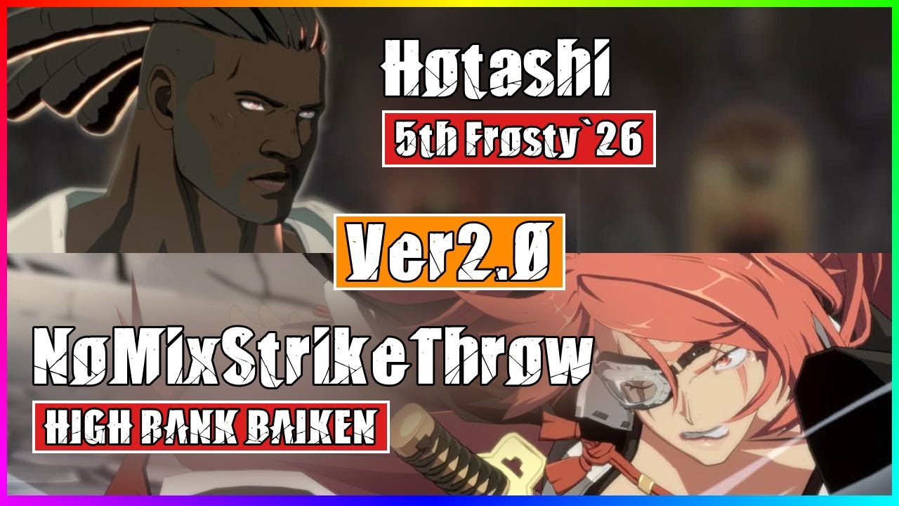 GGST High Level Gameplay | TOP NAGORIYUKI (Hotashi) vs BAIKEN (NoMixStrikeThrow)