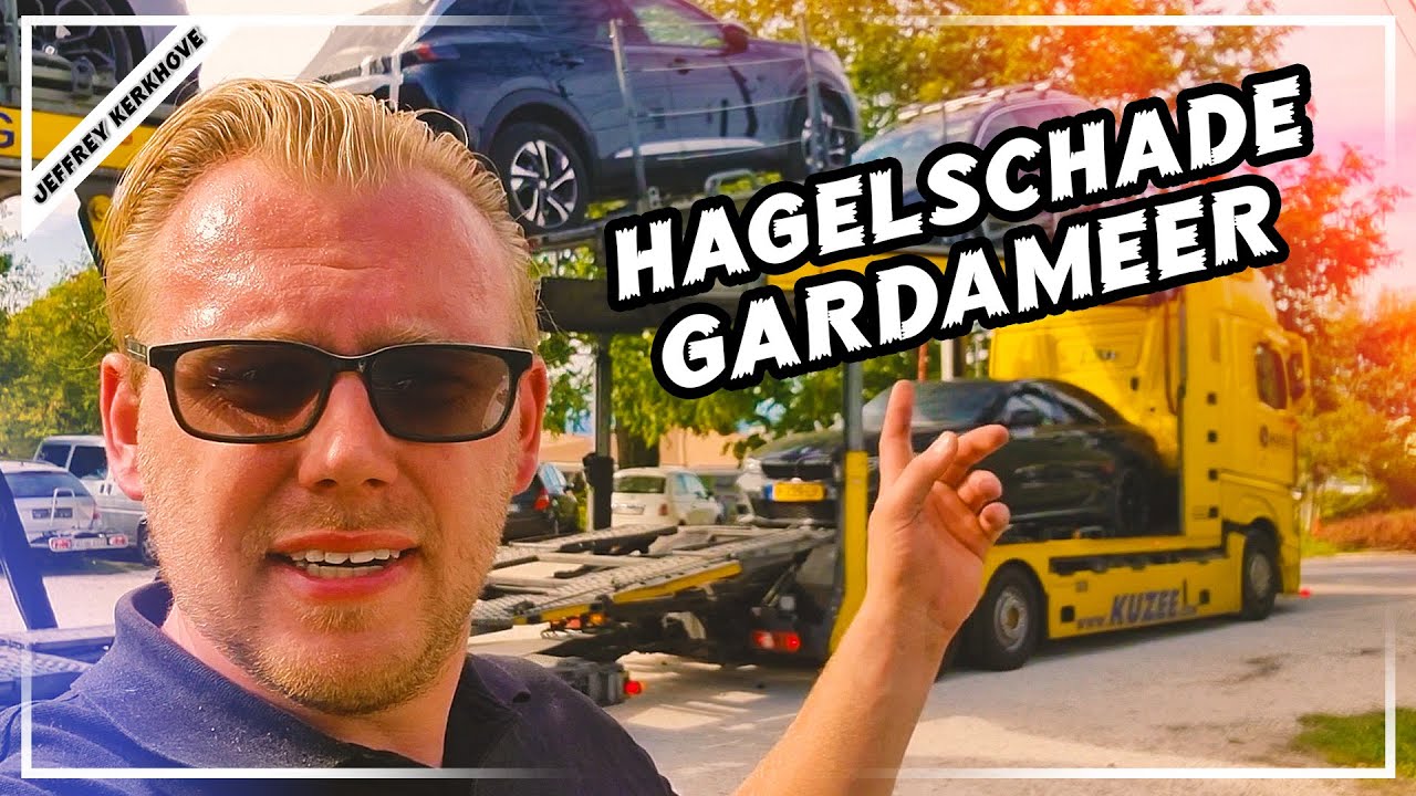 Auto's met EXTREME hagelschade ophalen in Italië | Kuzee Autologistiek | Jeffrey Kerkhove