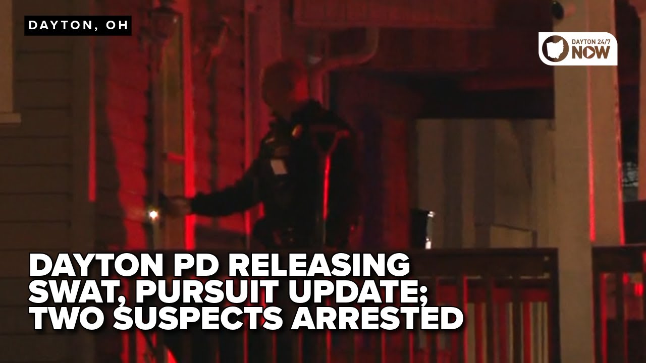 Dayton PD releasing SWAT, pursuit update; two suspects arrested