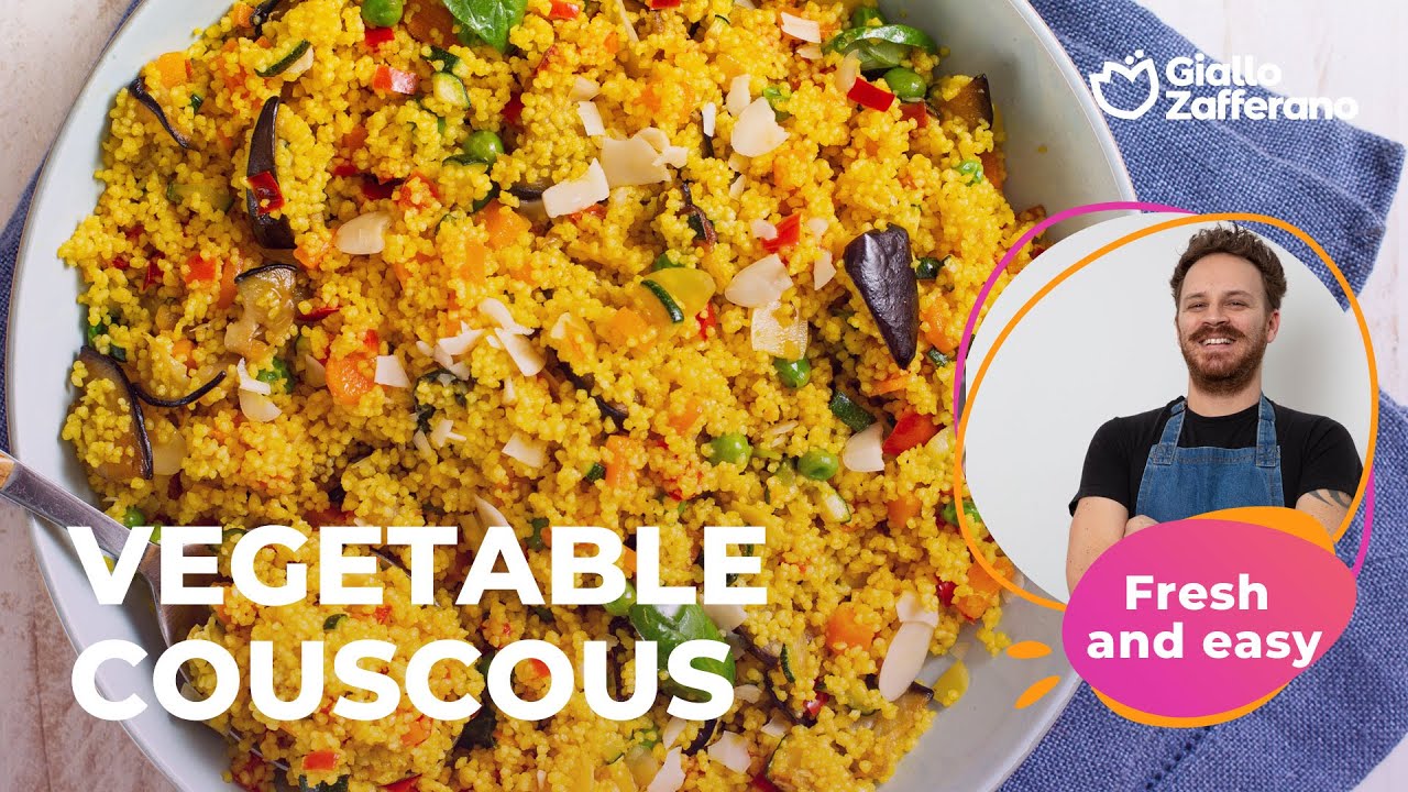 🍆🥕VEGETABLE COUSCOUS - the PERFECT recipe for your SUMMER meals!😋🥒🌞