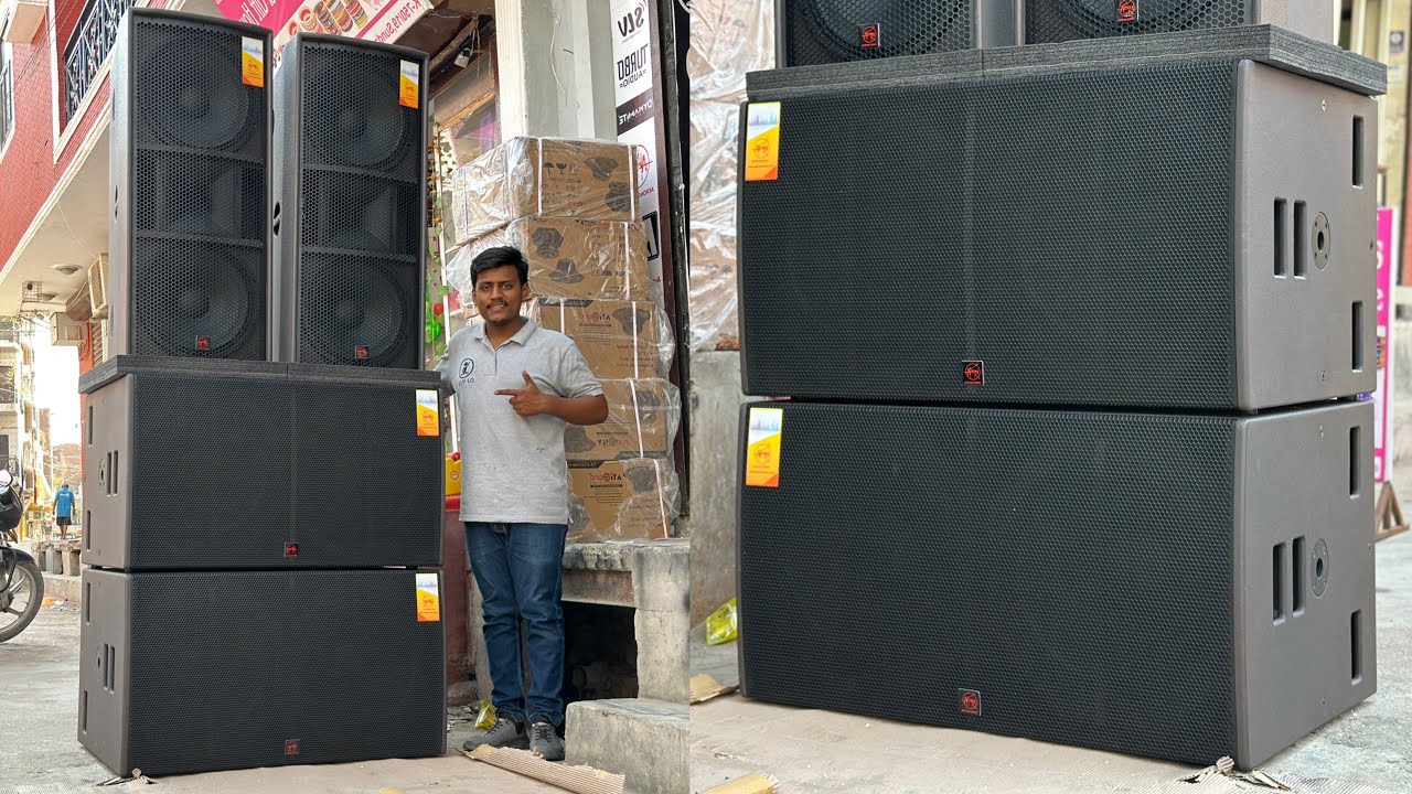ऐसा DJ Setup नहीं देखा होगा।2 Bass,2 Top,2 Dj Amplifier Branded DJ