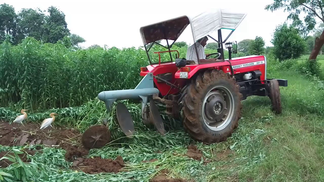 Disc plough working with bakabhai
