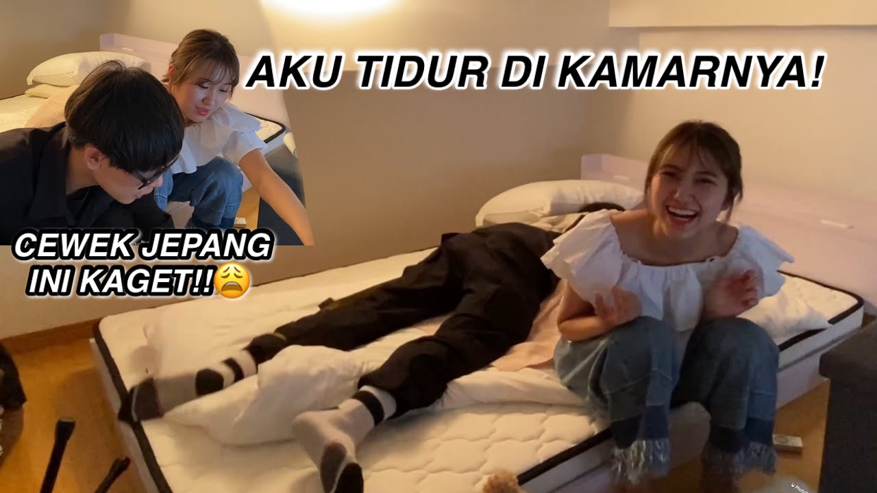 REAKSI CEWEK JEPANG AKU MASUK KAMARNYA!!