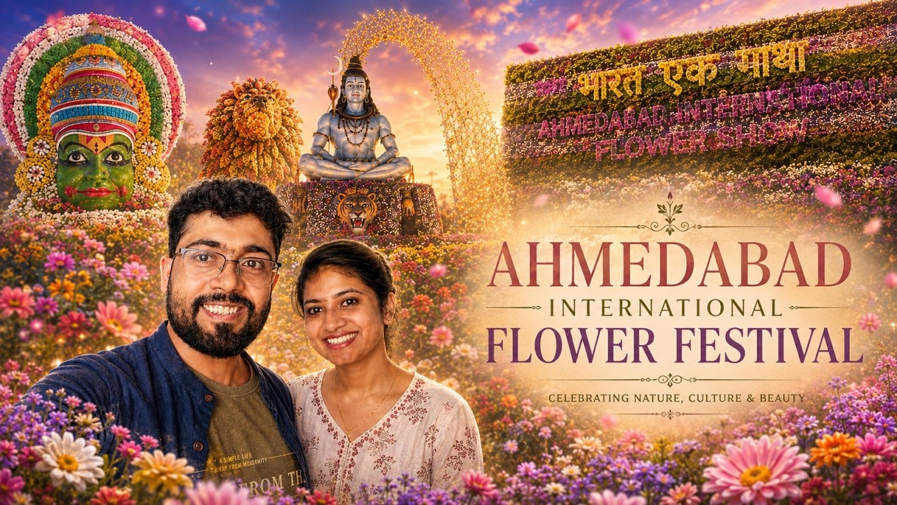 Ahmedabad Flower Show 2026 🌸 | Sabarmati Riverfront Floral Exhibition | Bharat Ek Gatha