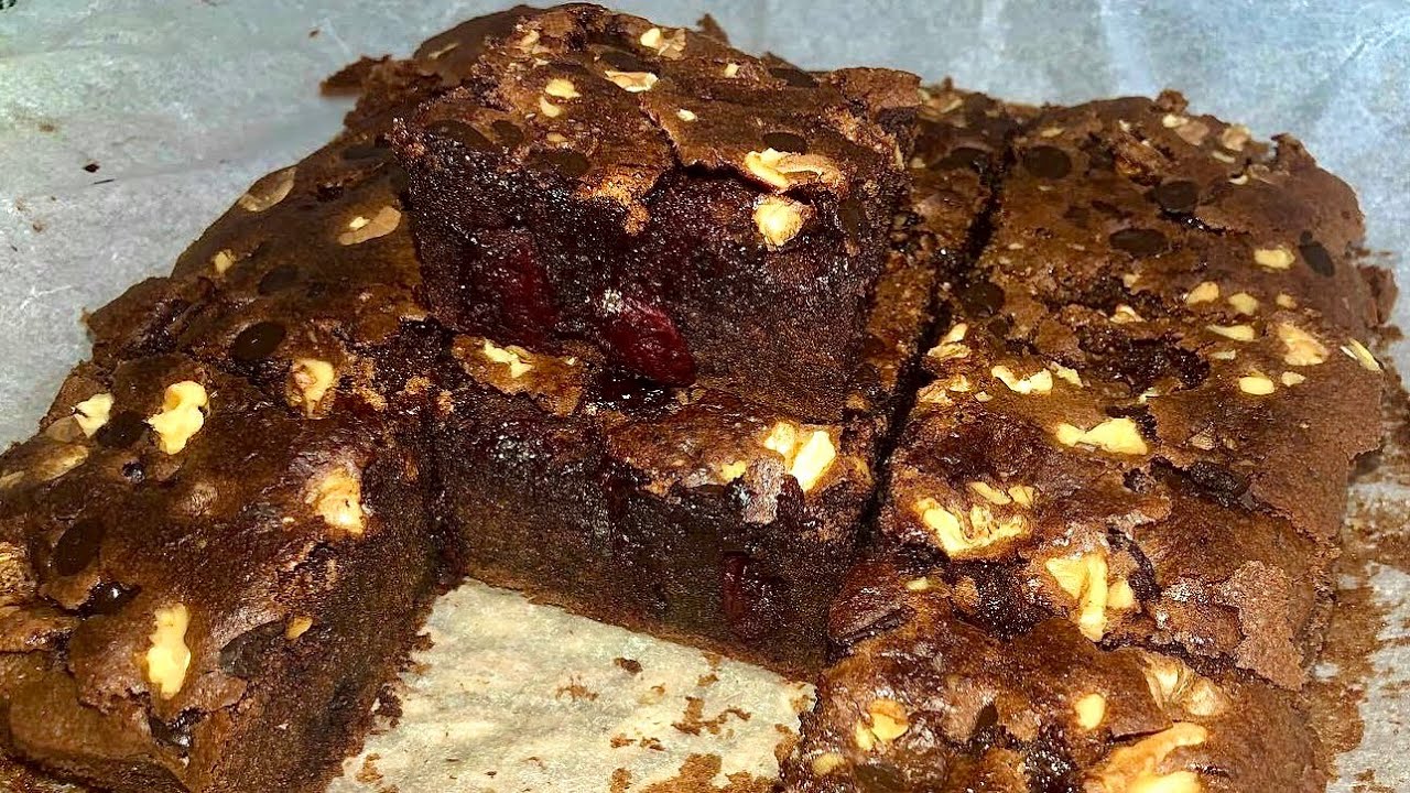 TAM KIVAMINDA VİŞNELİ BROWNİE TARİFİM😍😍-(Vişneli Brownie)-Herkes Bu Tarife Aşık Olacak✅