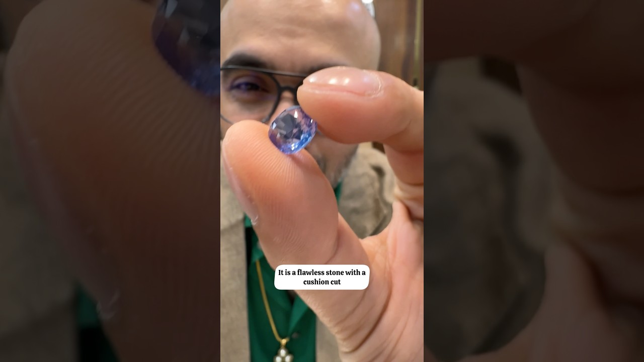 Twilight Blue Sapphire 💎 | ₹11.33L | Natural, Flawless, Sri Lankan #haridwar #omprakashandsons