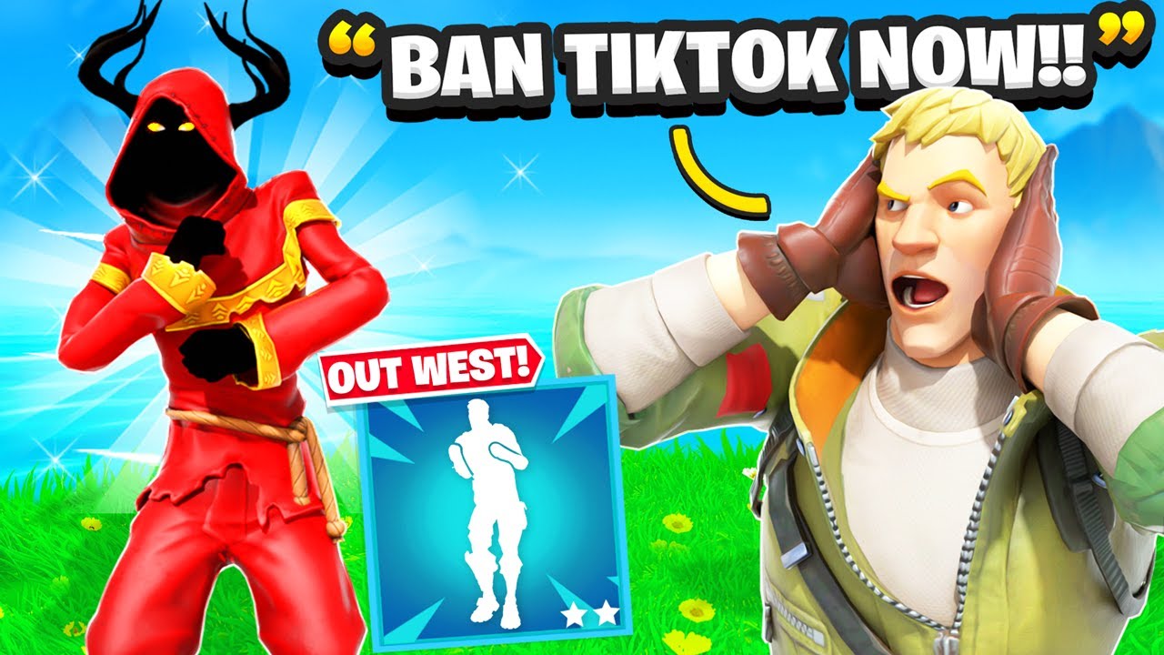 I Trolled Him With “Out West” TikTok Emote.. (Fortnite)