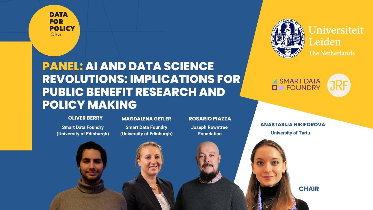 AI and Data Science Revolutions: What’s at Stake for Public Policy? | Data for Policy 2025 Europe