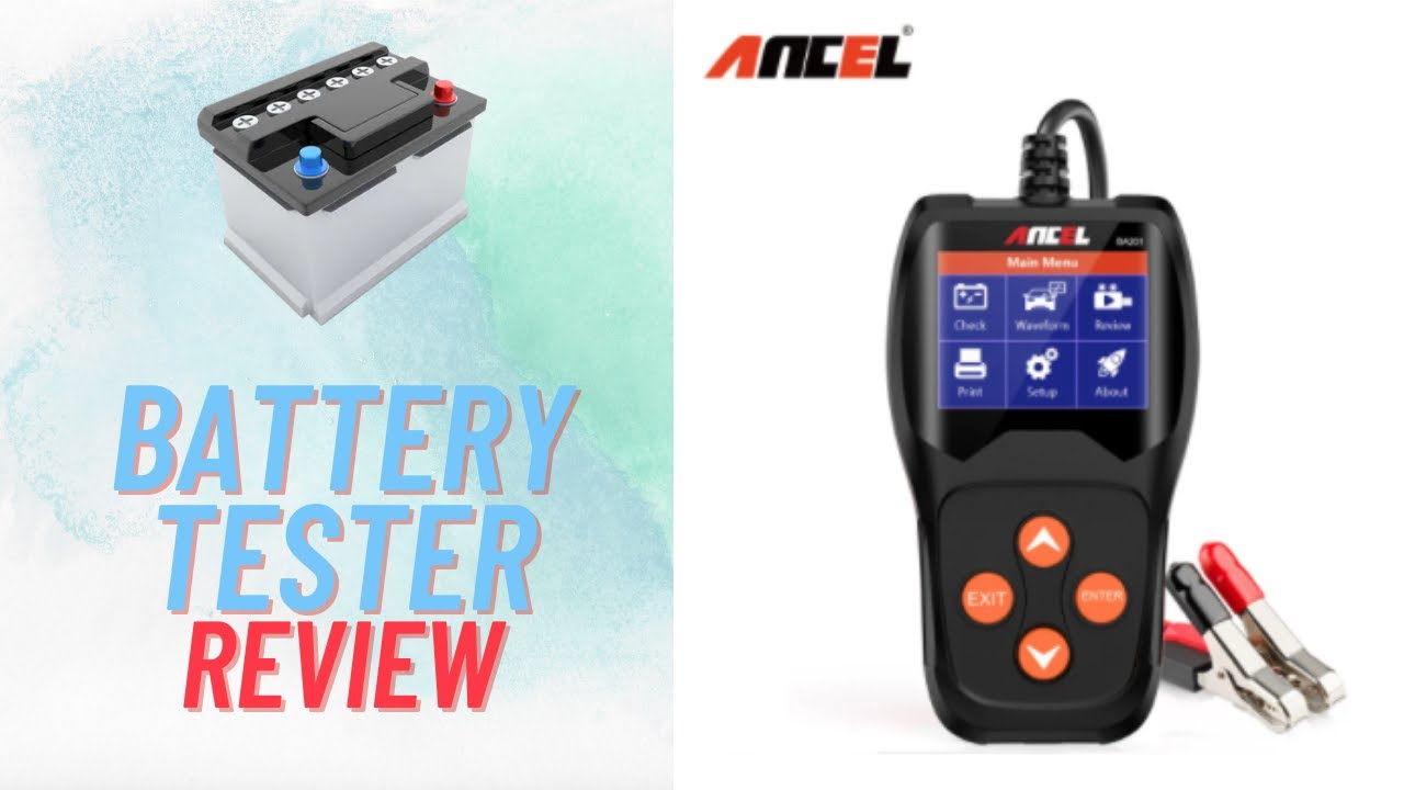 Tester of alternators and batteries for cars and trucks: ANCEL BA201
