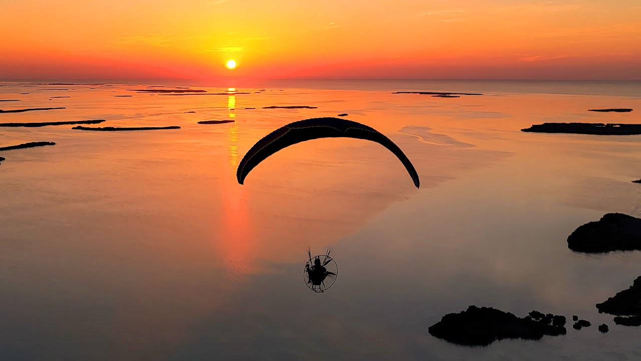 Landing My Paramotor On A DESERTED Island!!!