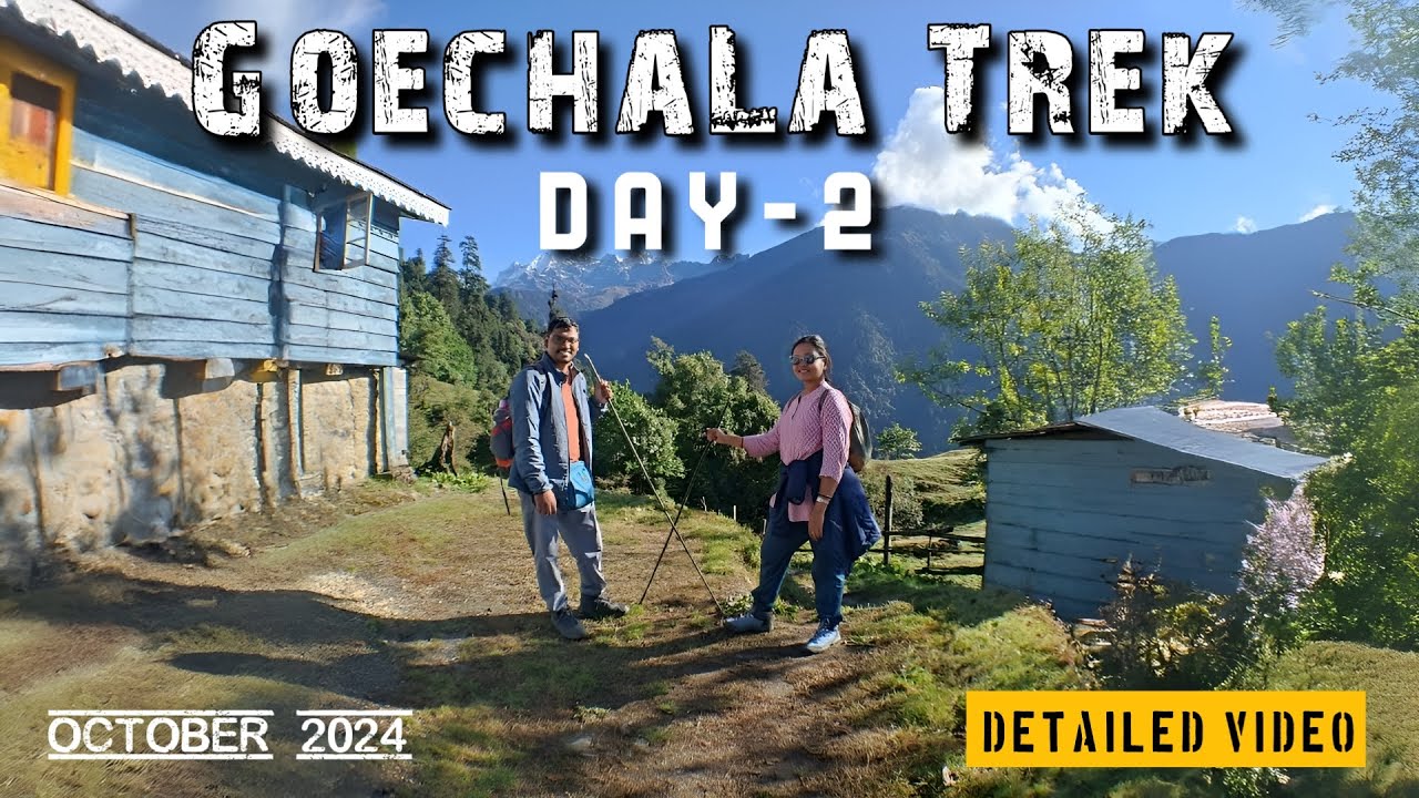 Yuksom to Sachen। Goecha La trek Day 2।Hardest Himalayan Trek। Beauty at its best।@travelacross.1
