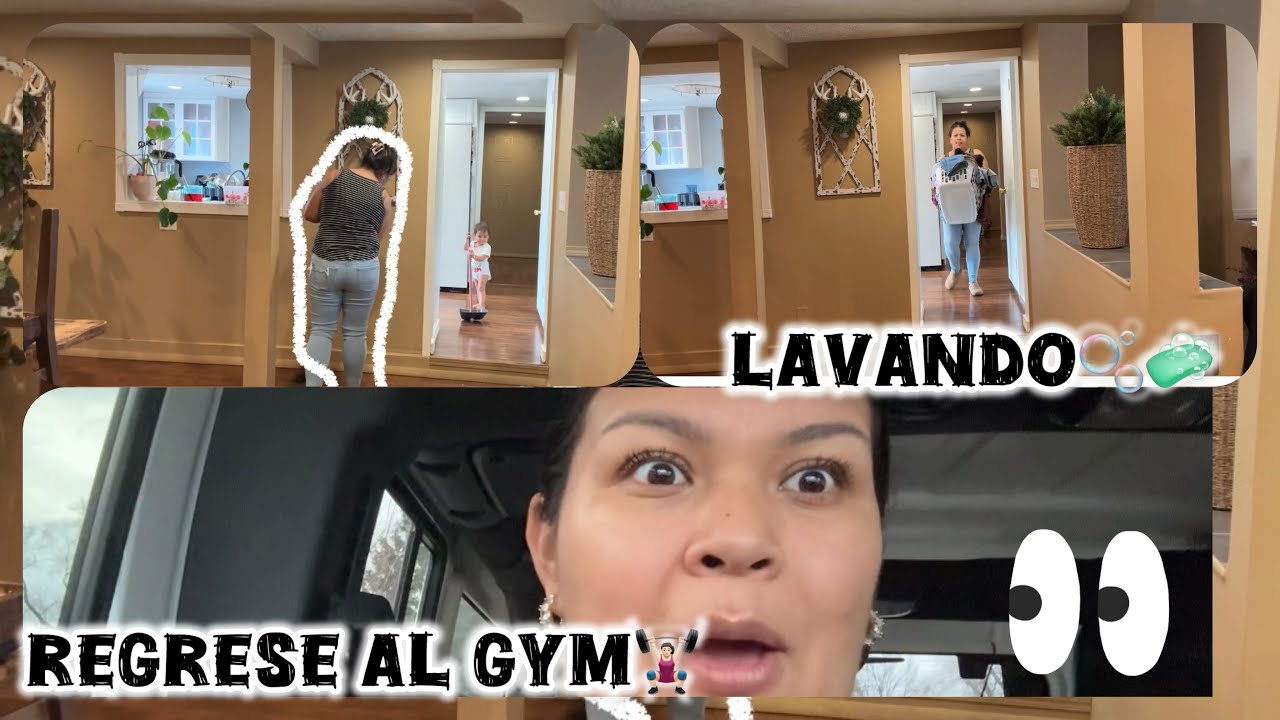 Regrese al gym despues de AÑOS😳🏋🏻‍♀️… limpieza general 🫧🙈🩷