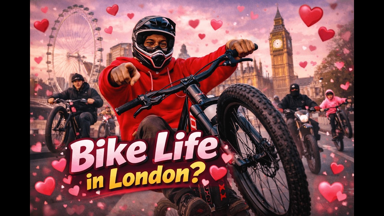 LONDON BIKE LIFE IS DIFFERENT 🇬🇧🔥(Valentines day)