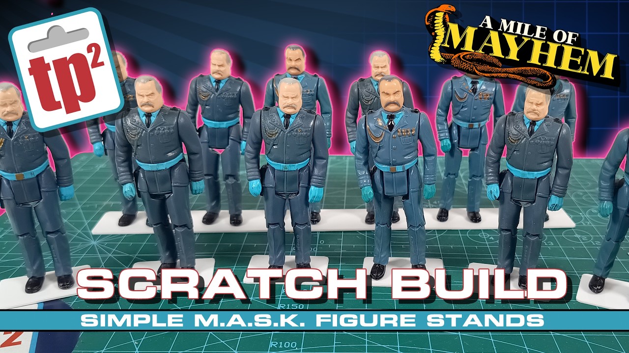 Простые подставки для фигурок M.A.S.K. из серии 