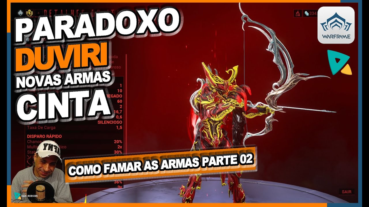 WARFRAME - Como farmar a nova armas de DUVIRI CINTA parte 2/2 + dicas !!!
