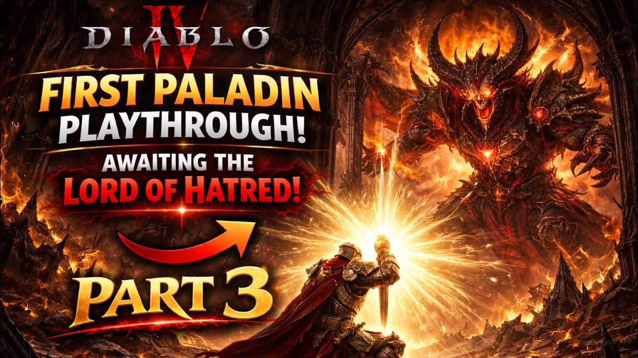 Diablo 4 Expert Paladin Walkthrough Part 3 | The Lord of Hatred is Getting Closer...