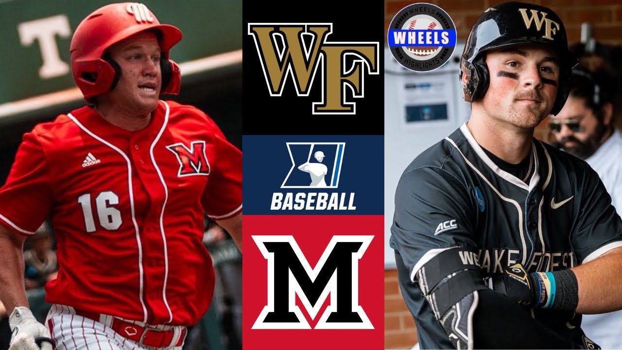 Wake Forest vs Miami (OH) (CRAZY!) | Regionals Elimination Game | 2025 College Baseball Highlights