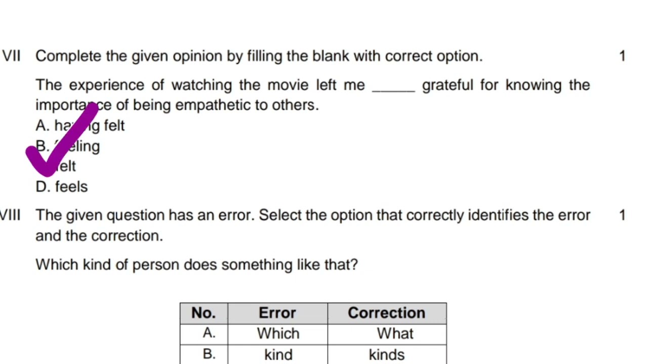 CBSE 10 nth Std English Sample Question Paper 2025-26