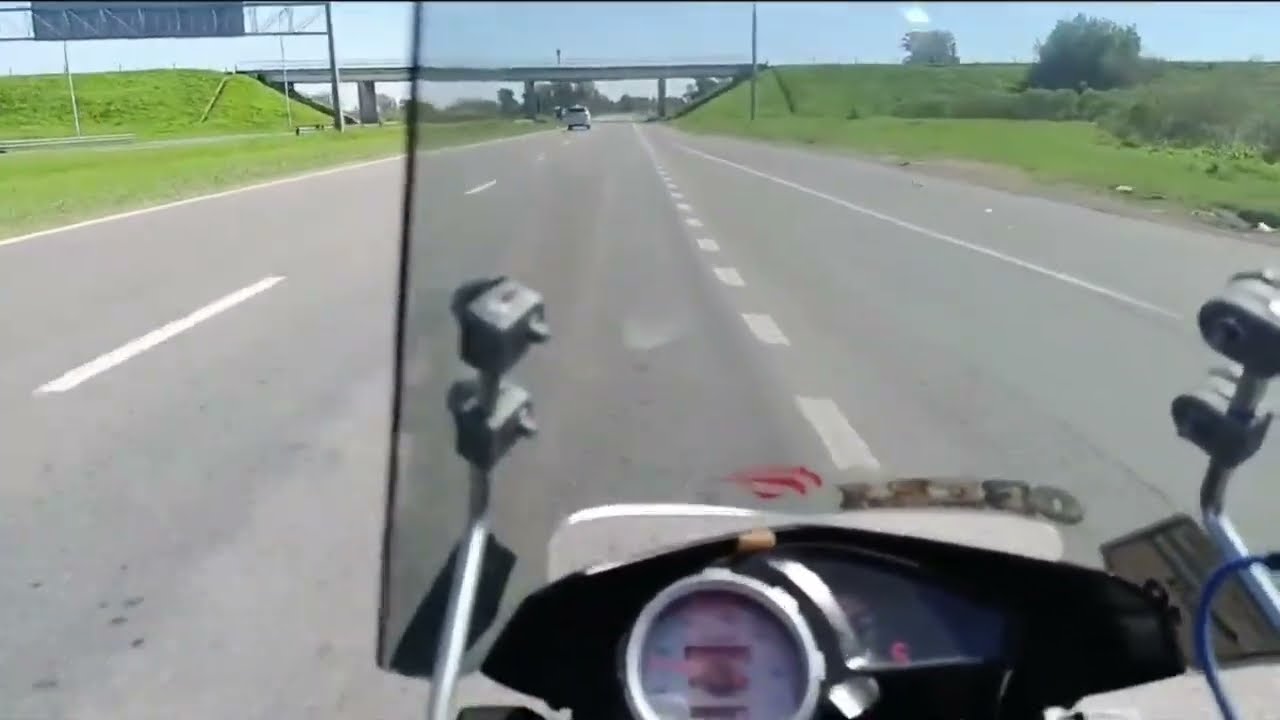 Comienzo del viaje (etapa: Totoras-Obera) | Skua 150 #moto #viajes #video #motovlog