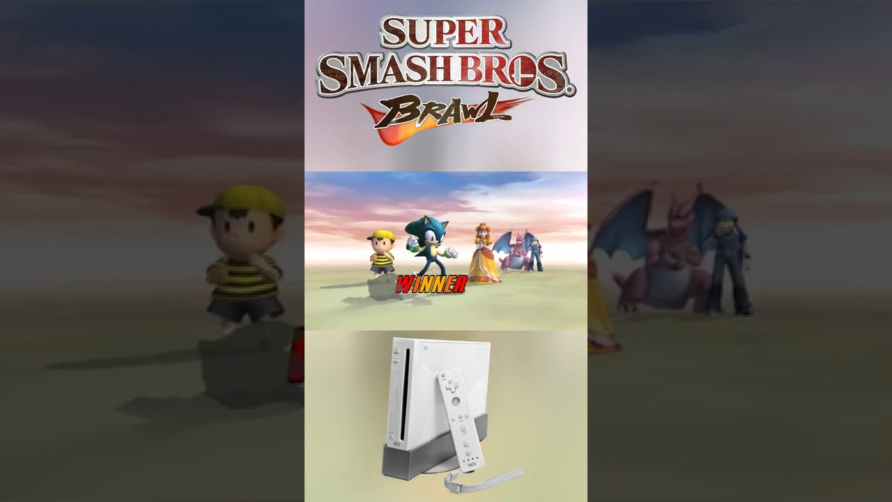 The Winner is... SONIC 👑 (Wii) Super Smash Bros. Brawl