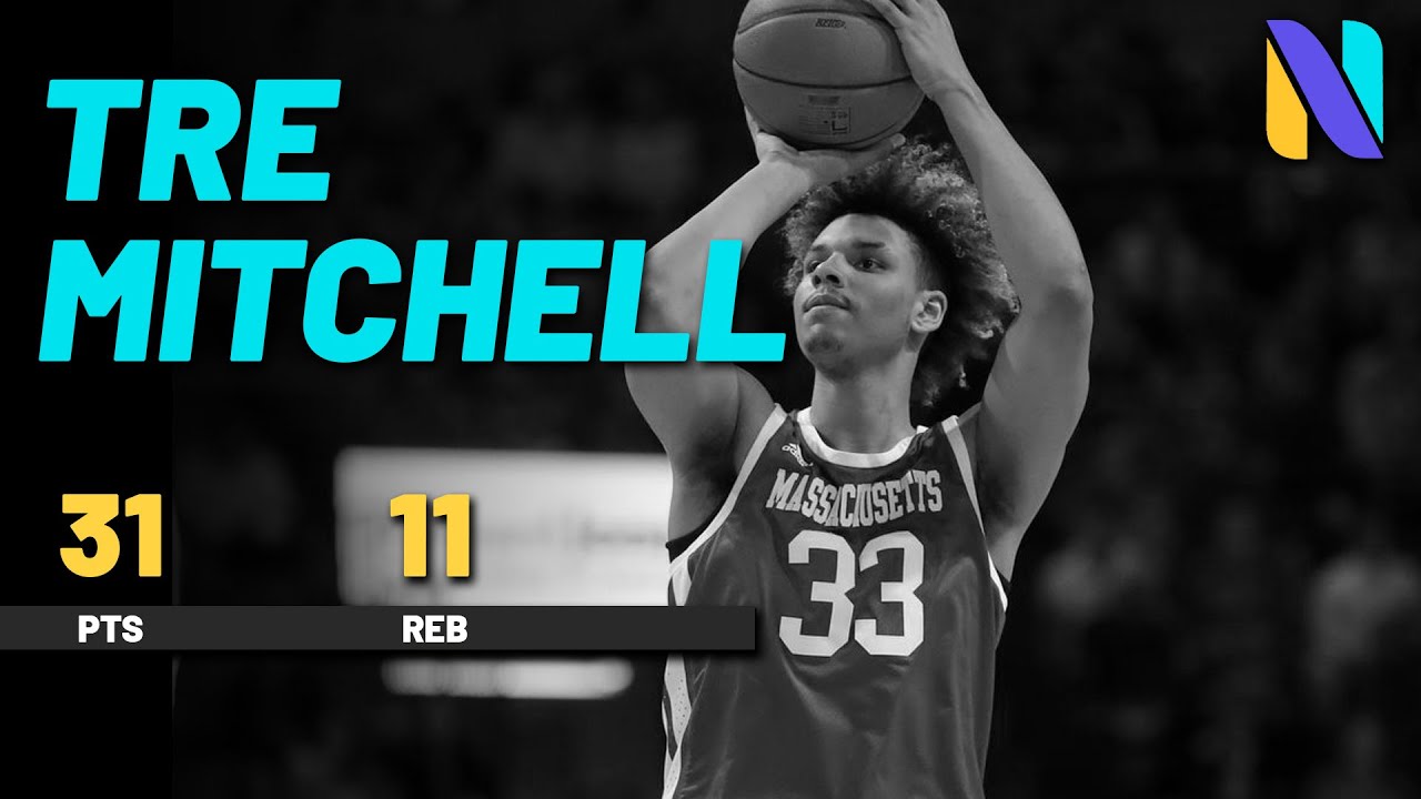 Tre Mitchell 31 PTS 11 REBS UMass Minutemen vs Northeastern Huskies | Full Game Highlights