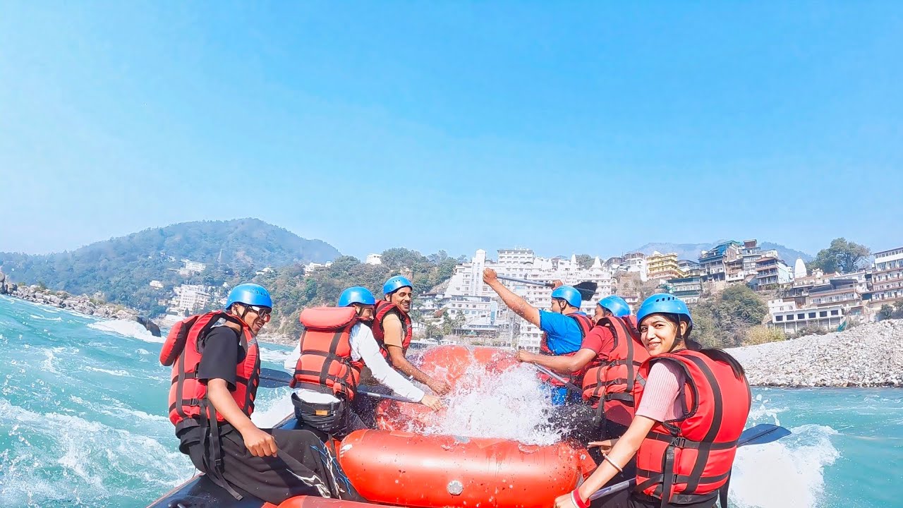 Rishikesh Rafting Vlog, Boat Rafting Rishikesh, Ganga River Rafting, River Rafting India, Adventure