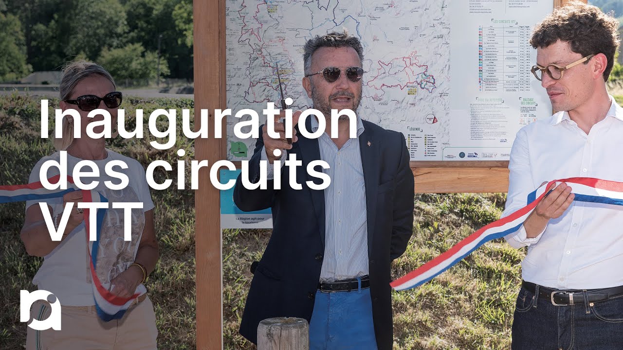 Inauguration des circuits VTT