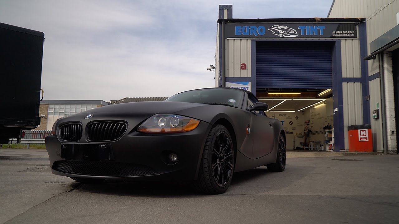 BMW Z4 Satin Black Wrap