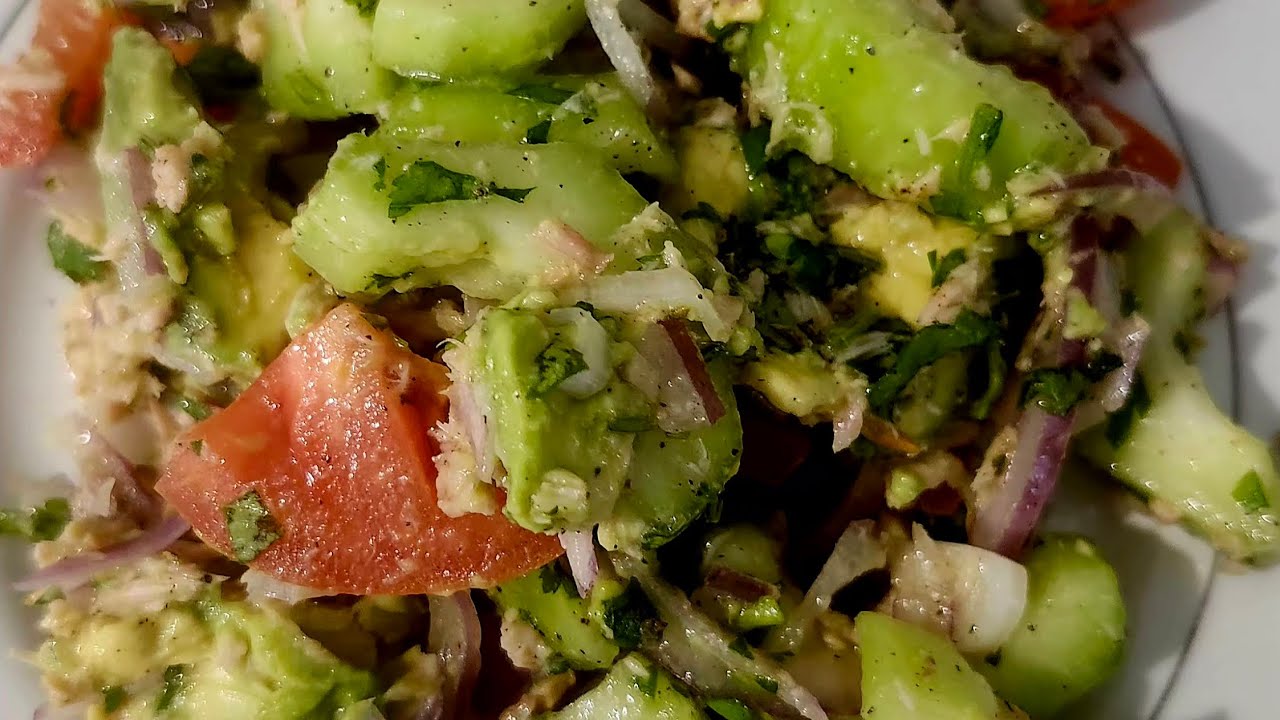 #esta ensalada de atun es ideal para una sena en familia 
