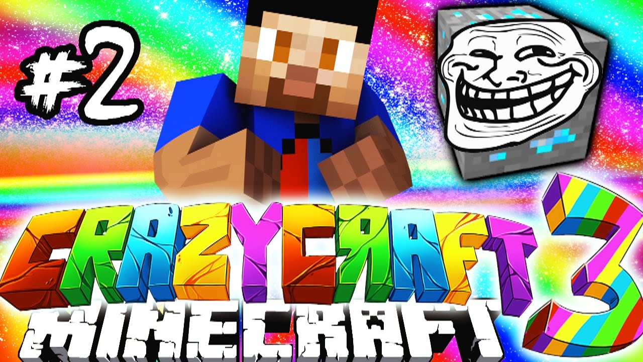 Minecraft Mods: CRAZY CRAFT #2 'TROLL BLOCKS!' with Vikkstar (Crazy Craft 3.0 SMP)