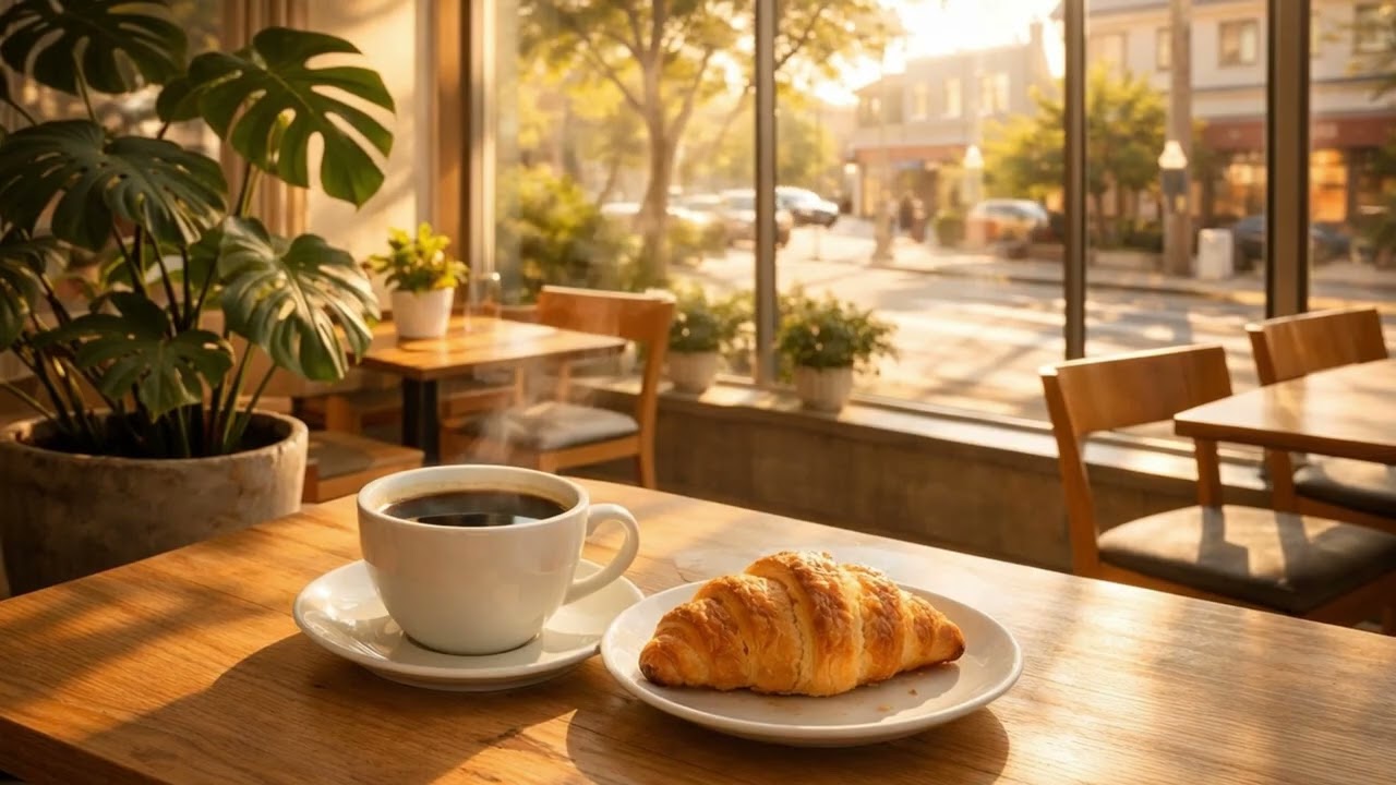 [Playlist] 갓 내린 커피 향기와 함께 ☕️ 긍정 에너지를 채워주는 상쾌한 카페 BGM | Fresh Morning Cafe 🌿