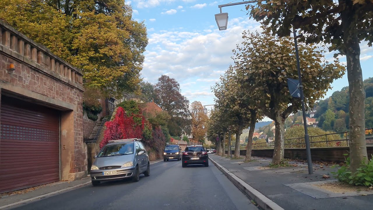[4K] 🇩🇪 Fahrt durch Heidelberg / Driving through Heidelberg