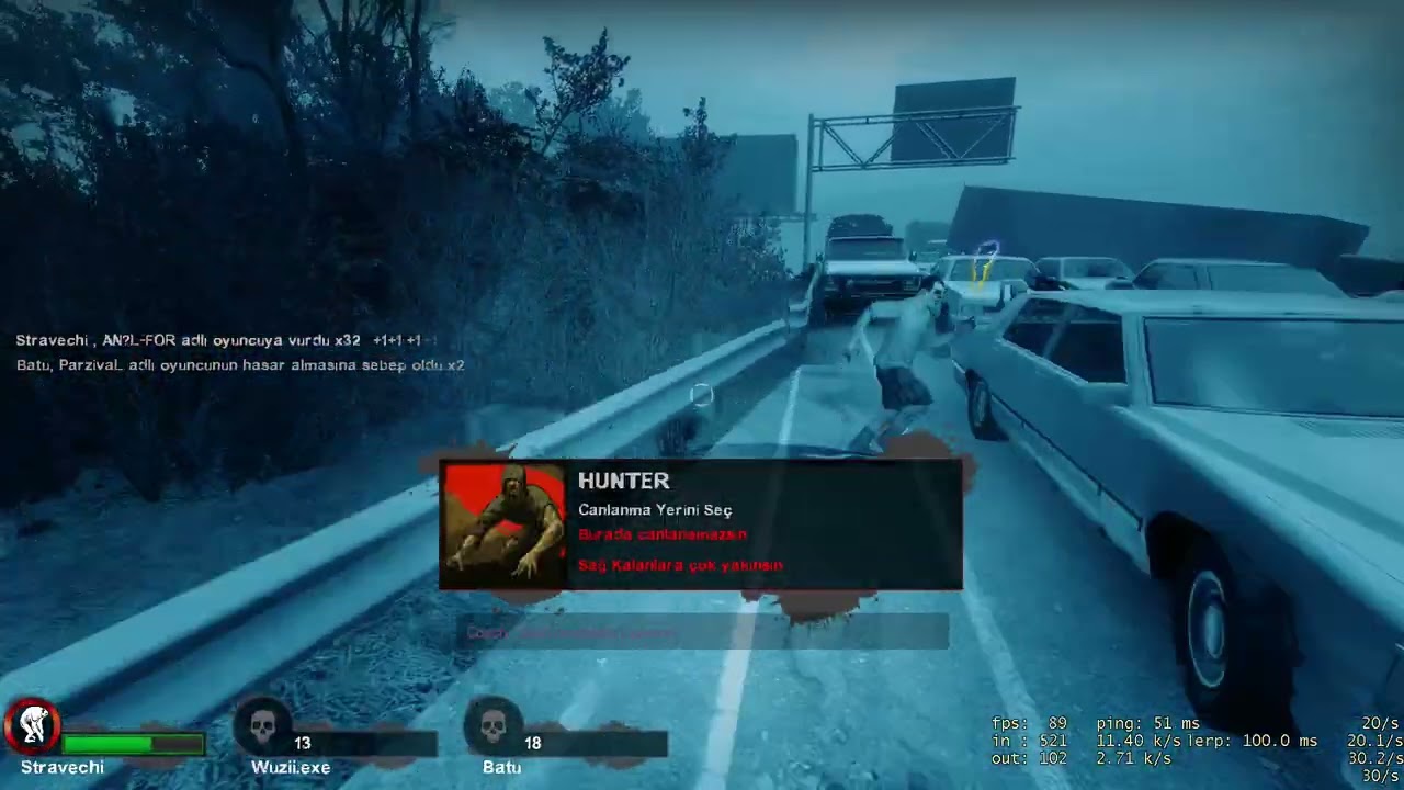 EKİPLE EFSANEVİ VERSUS KAPIŞMA :D - L4D2