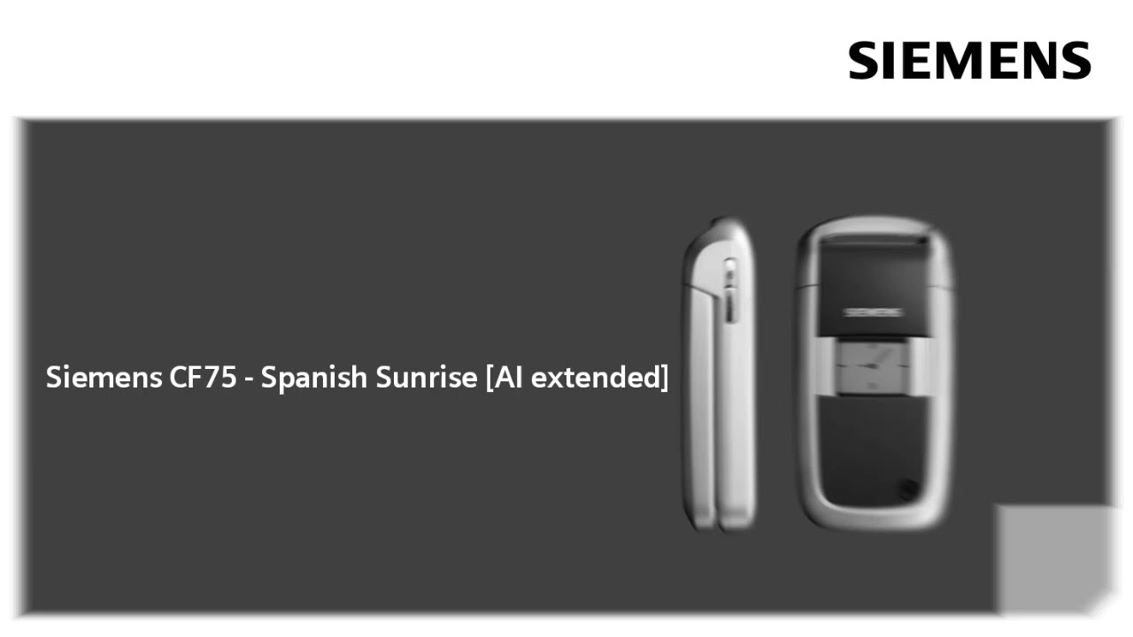 Siemens CF75 ringtone - Spanish Sunrise [AI extended]