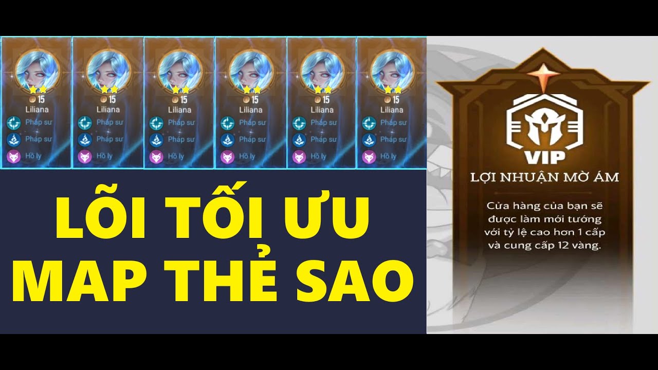 MAP THẺ SAO - LÕI VÀNG PHÙ HỢP NHẤT MAP + LẬT KÈO MÃN NHÃN | Cờ Cá Chép Liên Quân S25 #40