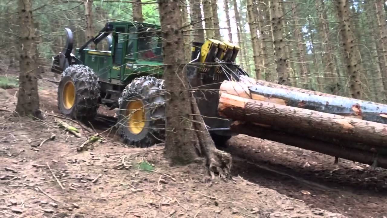 Débardage John deere 640 H