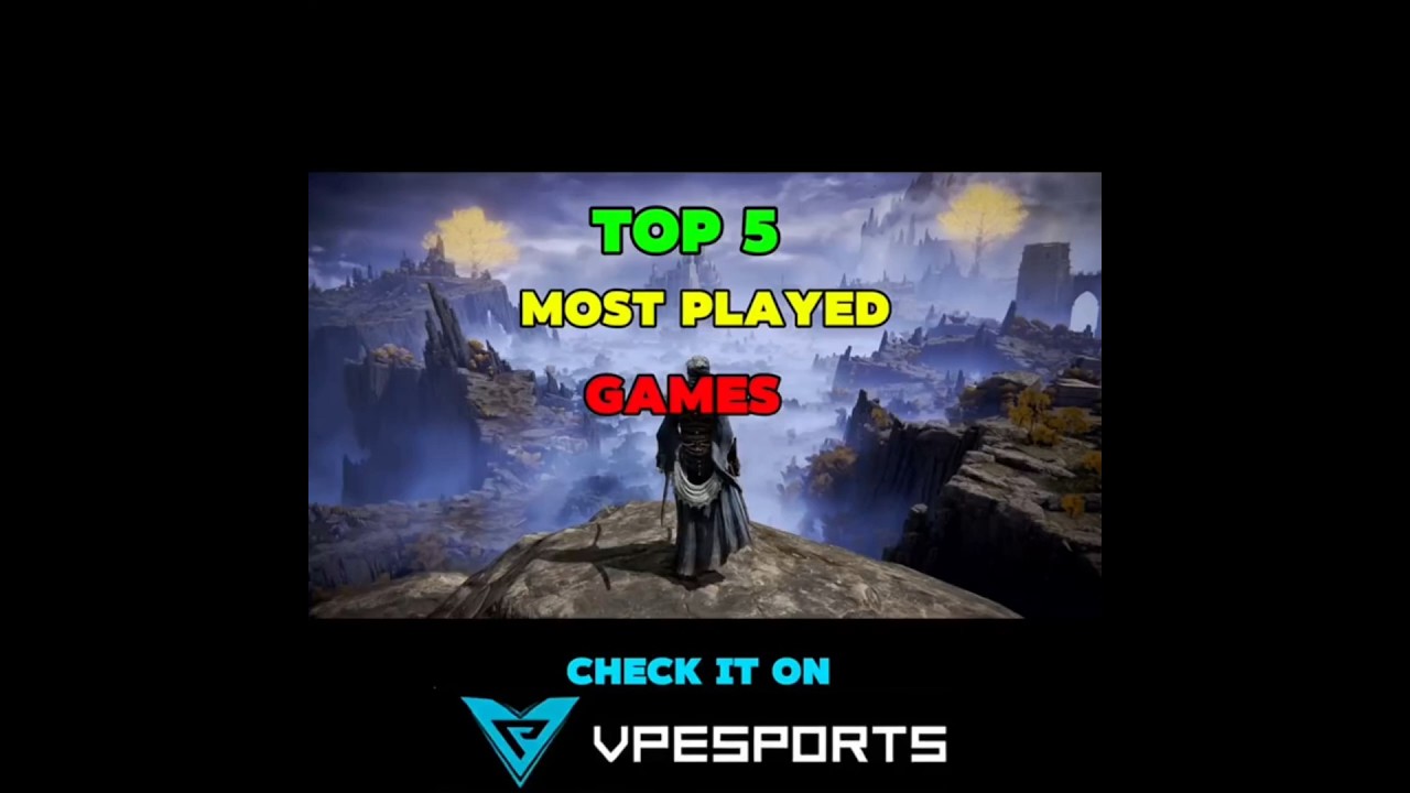 Top 5 Most Played Games #vpesports #gaming #game #bestgame #bestgames #games #gamingvideos