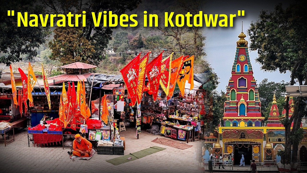 Chaitra Navratri में Kotdwar की हलचल 🔥 | मंदिरों में भक्ति का माहौल  | Village life Styl Vlog
