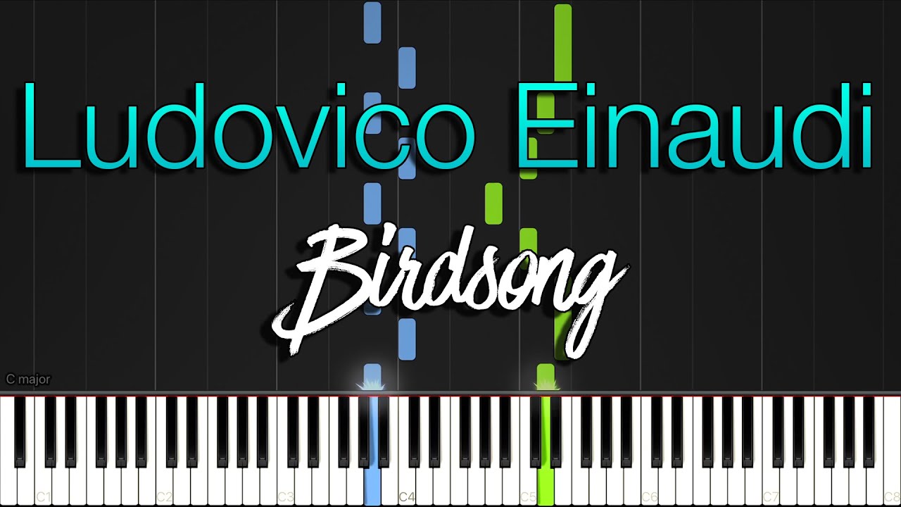 Ludovico Einaudi - Birdsong [Synthesia Piano Tutorial]