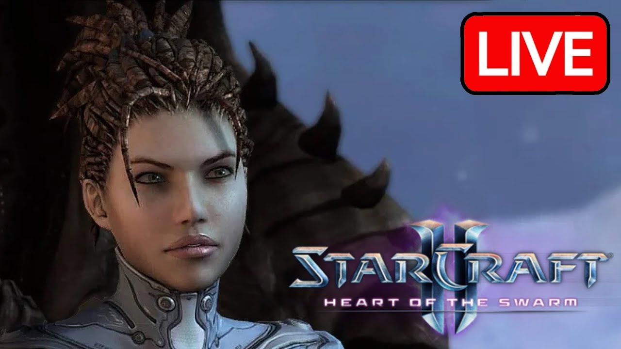 First Time Playing Heart of The Swarm! - Starcraft 2
