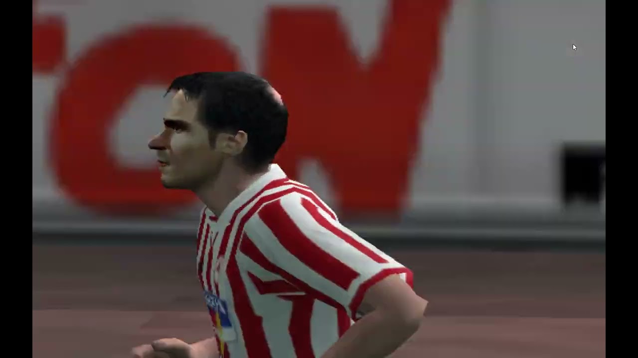 PES 6 Absolute Greek patch 90s Olympiakos Piraeus vs Fostiras Tavrou