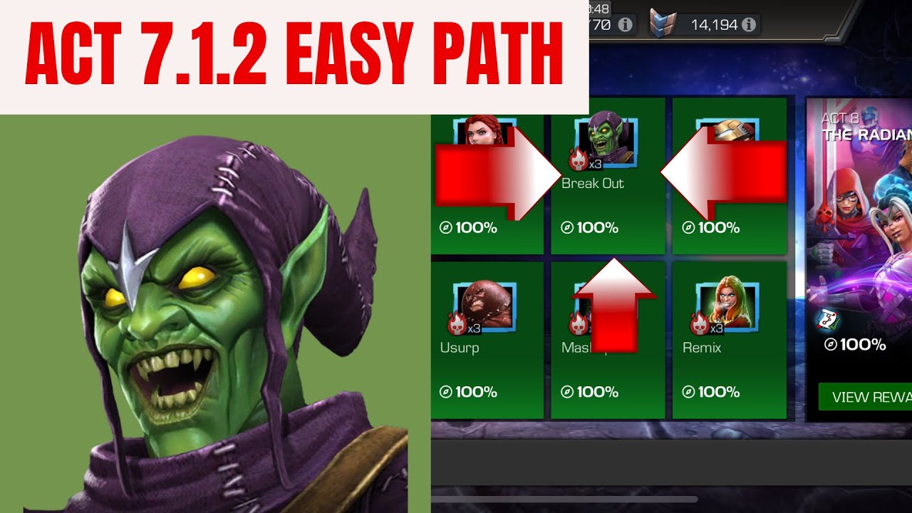 HOW TO BEAT ACT 7.1.2 | MCOC