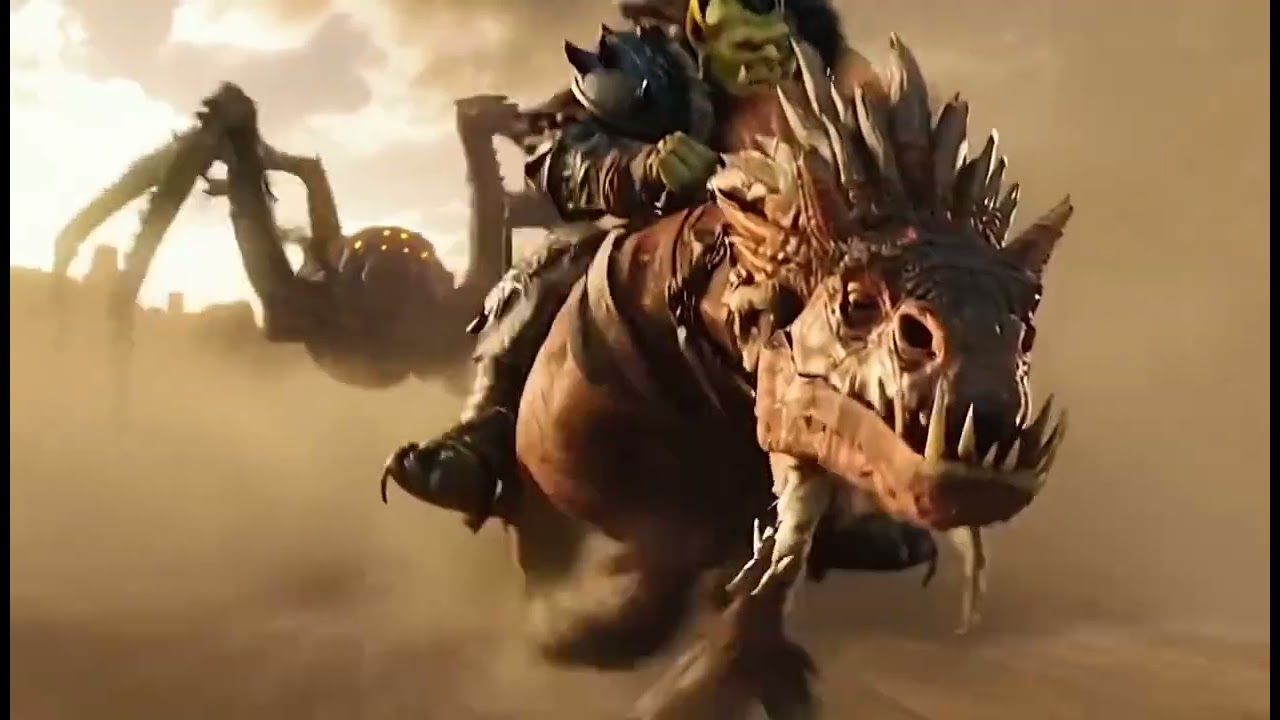 Orc Chased by Giant Spider #animation #sora #orc #fantasy #battle