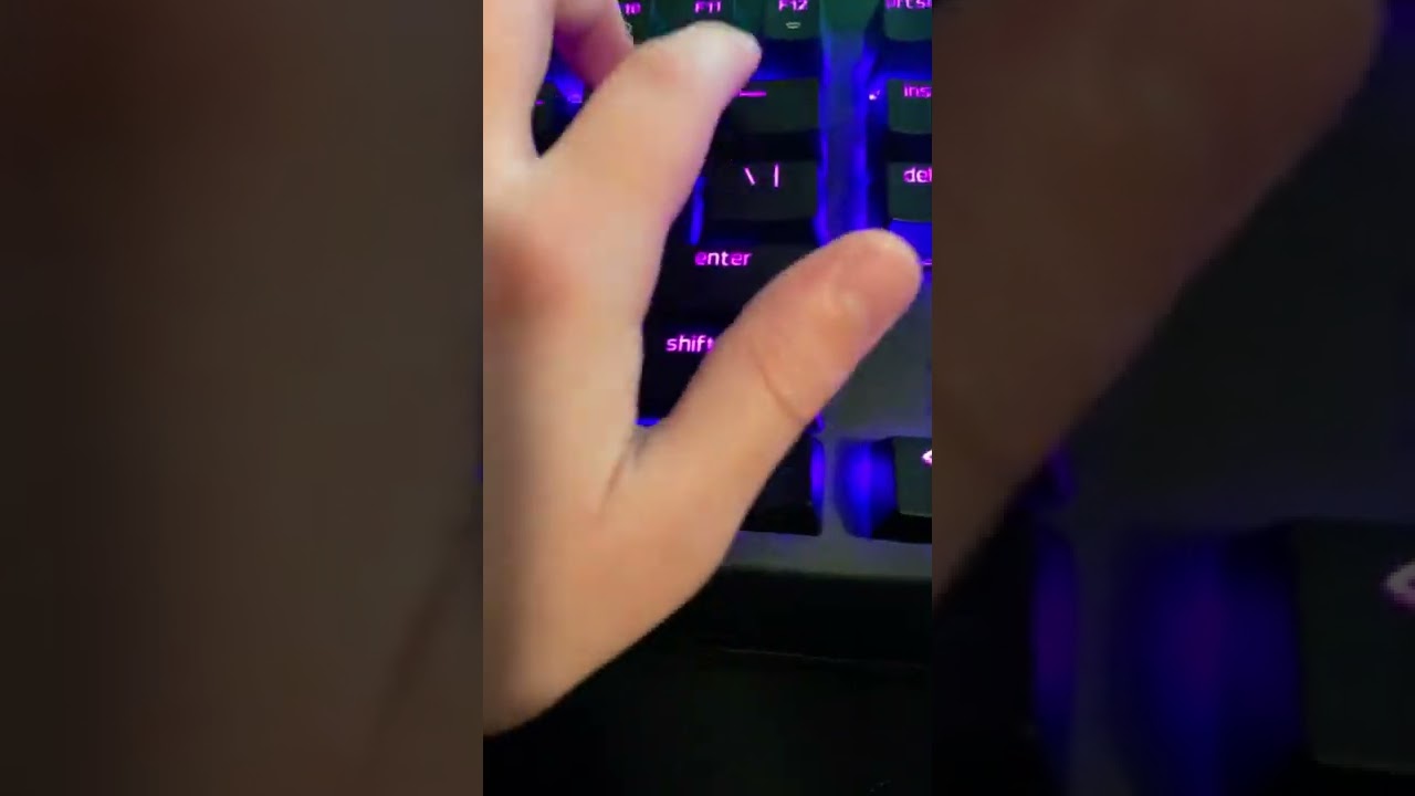 Razer Blackwidow V3 keyboard Sound Test