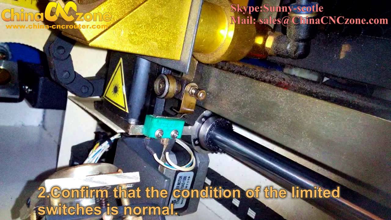 Solutions for  XB 1040 Co2 Laser Engraver X, Y,Z Axis not Work Normally---ChinaCNCzone
